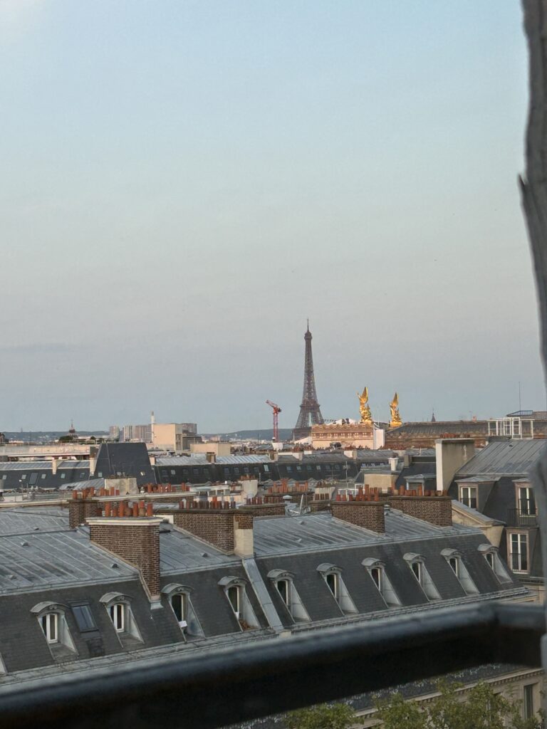 パリマリオットオペラアンバサダーホテル　ラウンジから見える景色