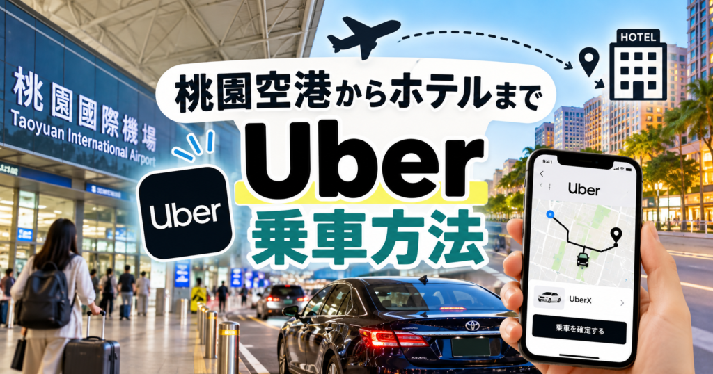 Uber乗車方法アイキャッチ